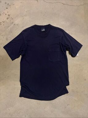 Vintage Honors Navy Blue Pocket Shirt